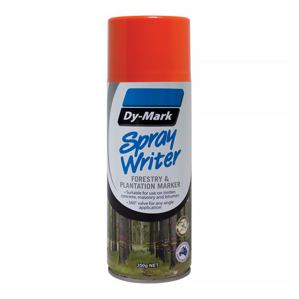 DY-MARK Spray Writer Forestry & Plantation Marker Paint Orange 350g Aero