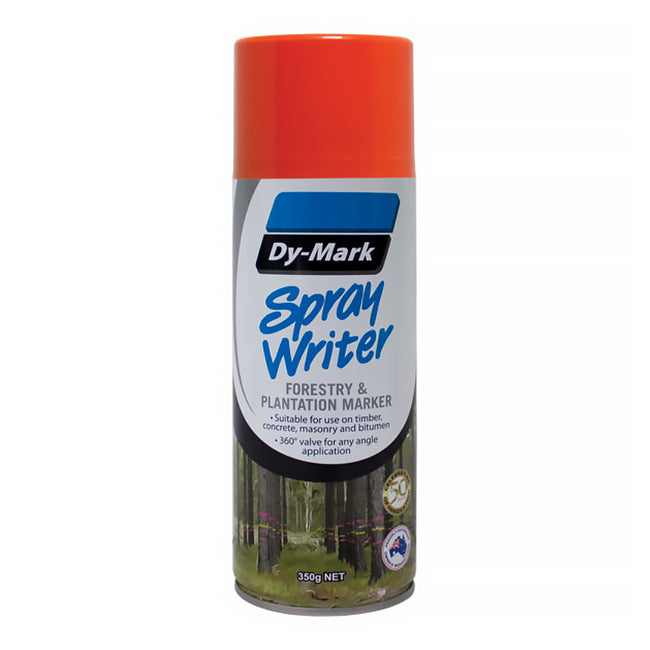 DY-MARK Spray Writer Forestry & Plantation Marker Paint Orange 350g Aero