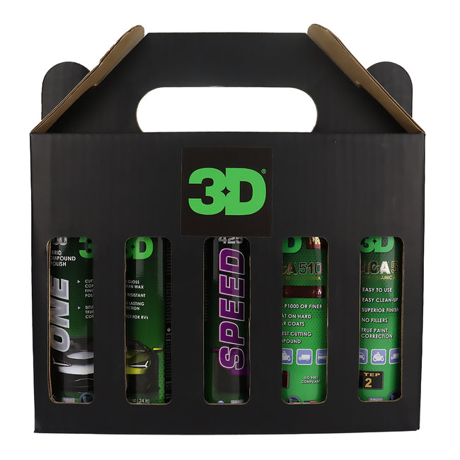 3D Compound, Polish & Wax Sample Pack