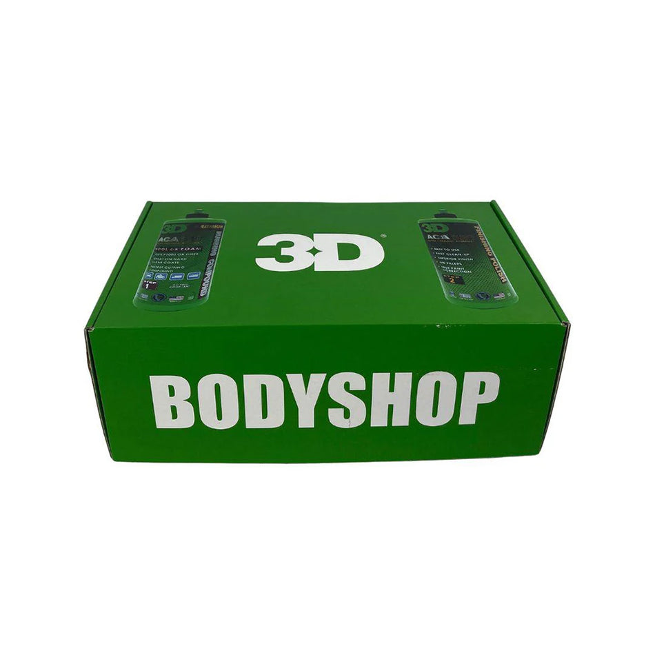 3D Bodyshop Starter Kit ACA 510 520 Backing Plate Cut Polish Finish Pad Clay