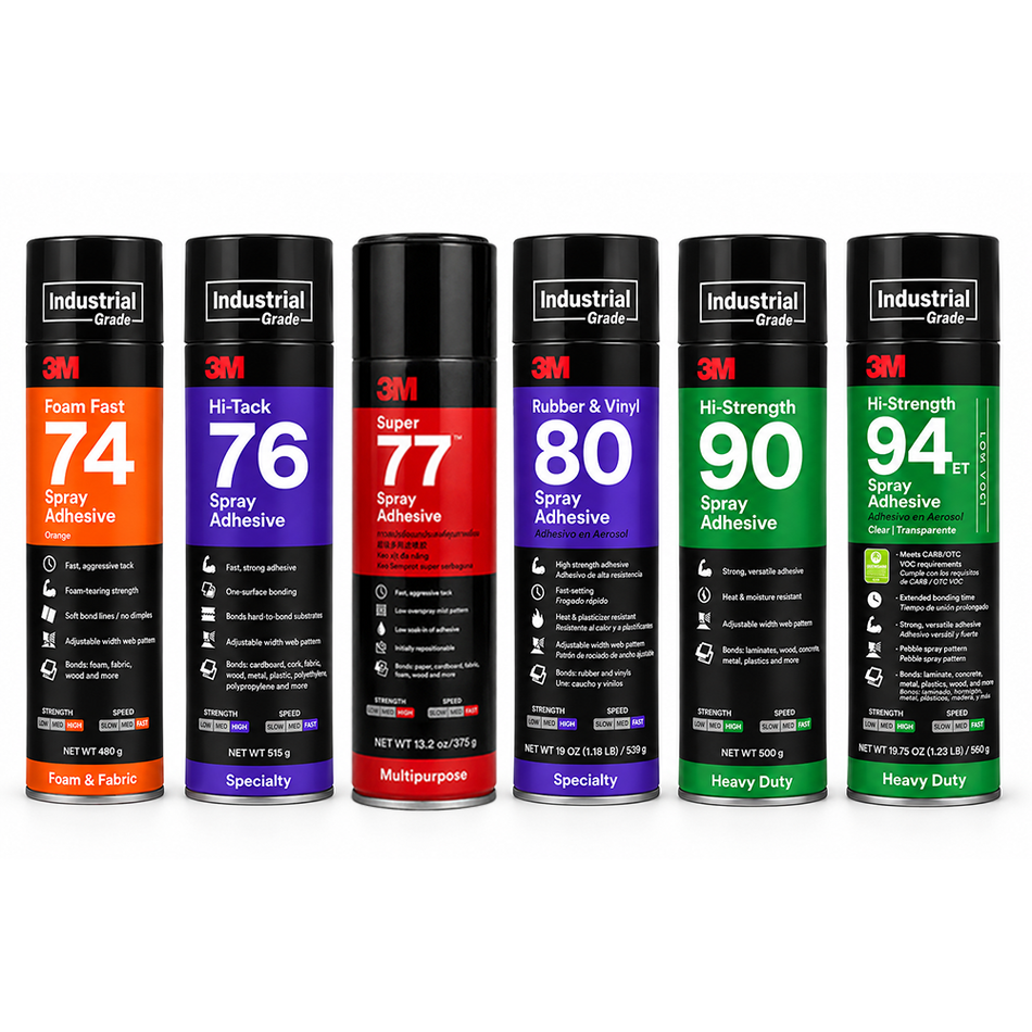 3M Professional Spray Adhesive Bundle 6 Pack