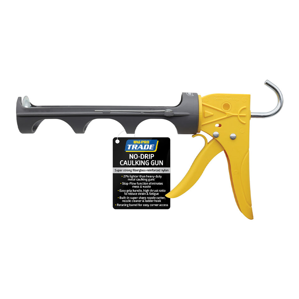 UNi-PRO Trade No-Drip Caulking Gun Nylon Sealer Adhesive
