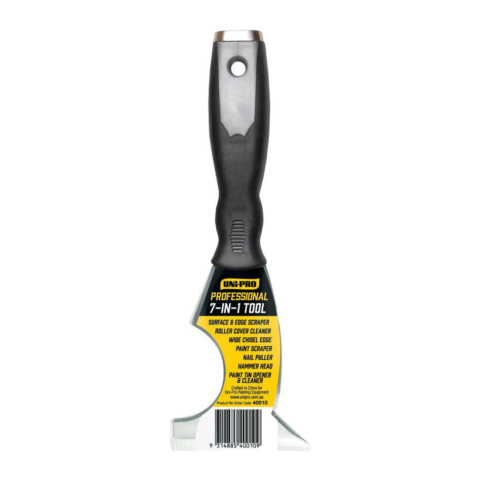 UNi-PRO Genius 7 In 1 Tool Multi Purpose Painting Scraper Opener
