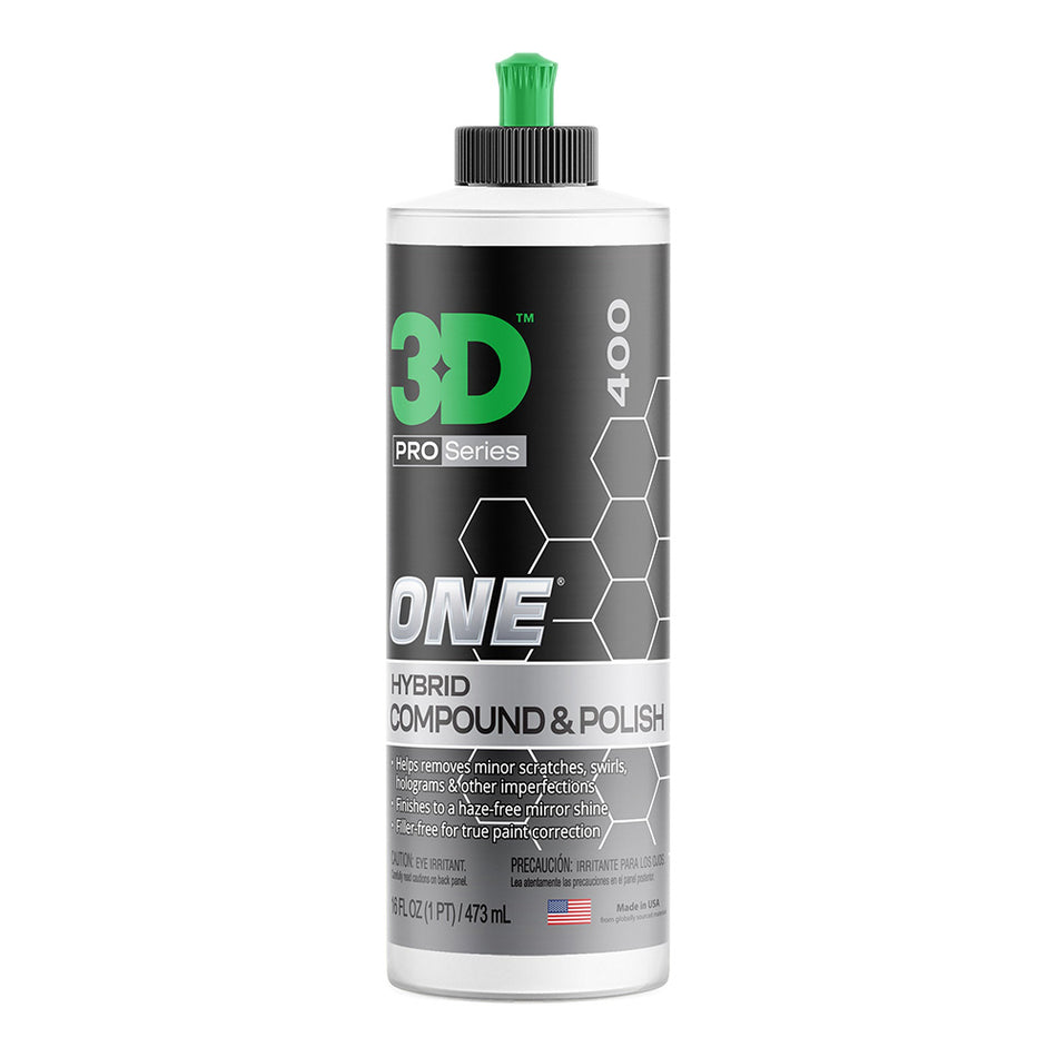 3D ONE Hybrid Compound & Polish 236ml (8oz) One Step Paint Correction