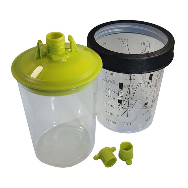 PLANIT Disposable Lids & Liners Kit 400ml 190um Filters PPS Cups