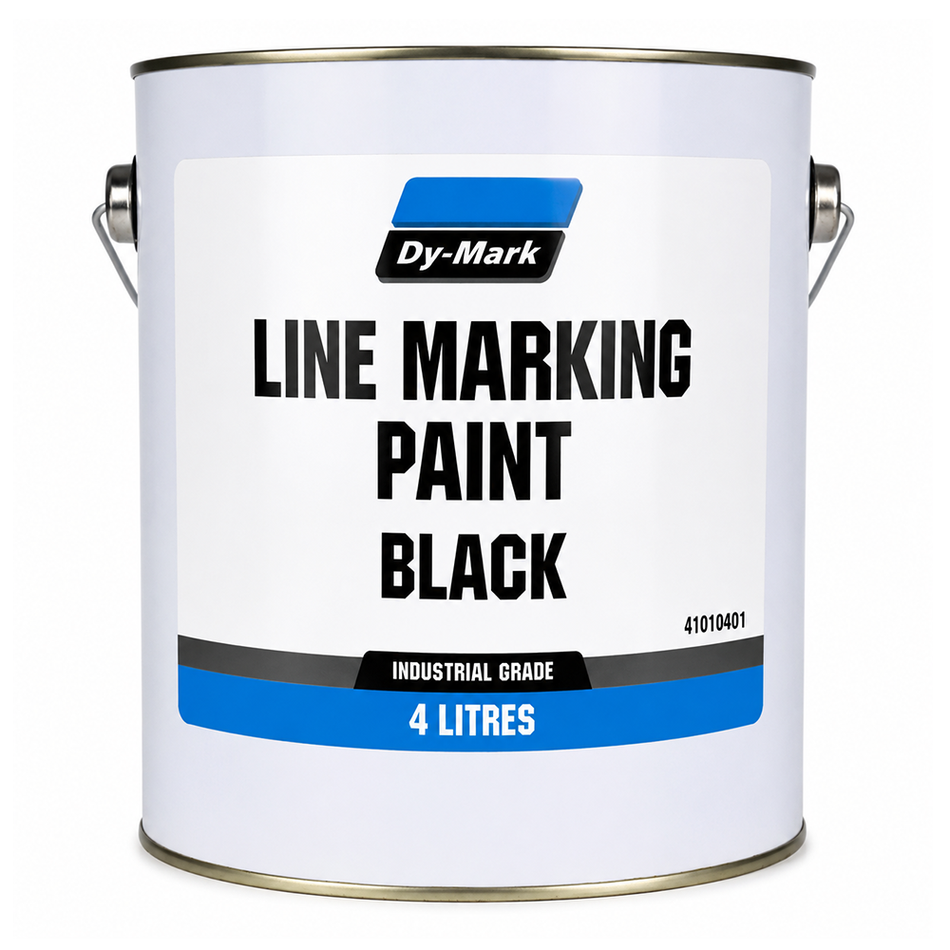 DY-MARK Black Line Marking Paint 4L Solvent Based