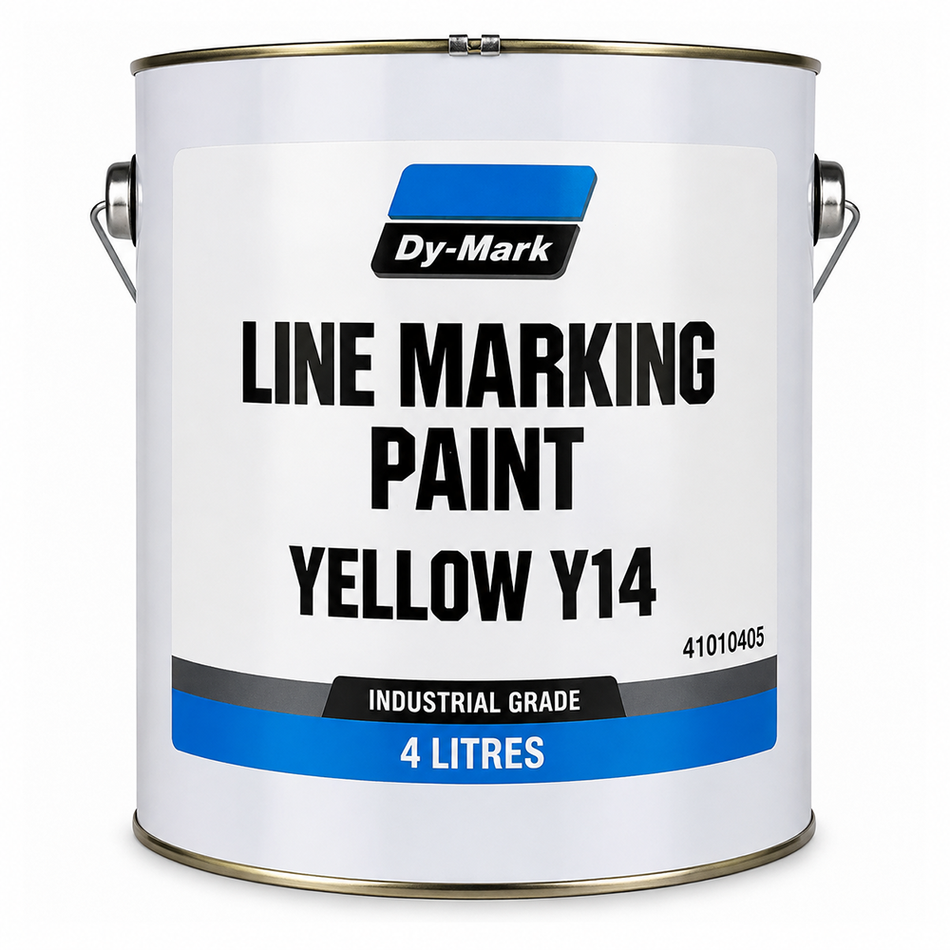 DY-MARK Yellow Y14 Solvent Based Line Marking Paint 4L