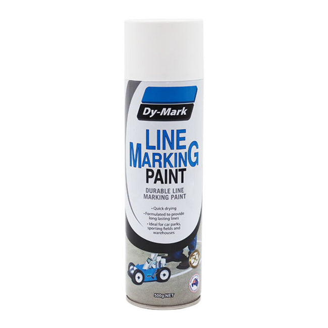 DY-MARK Line & Hand Marking Spray Paint White 500g Aerosol