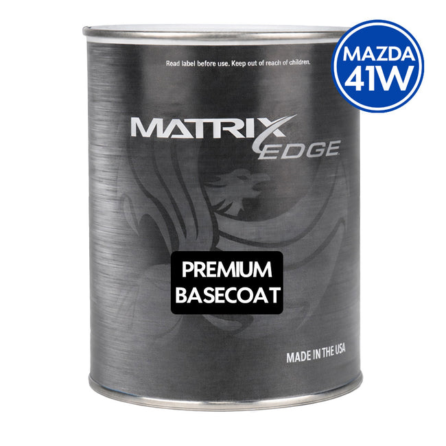 MATRIX EDGE Premium Basecoat Mazda 41W Jet Black Automotive Refinish Paint