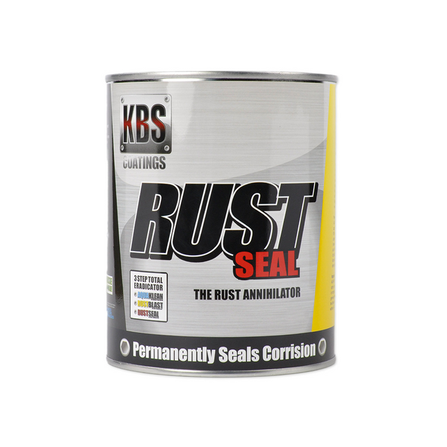 KBS Rust Seal 250mL Satin Black Paint 1K Rust Prevention Coating