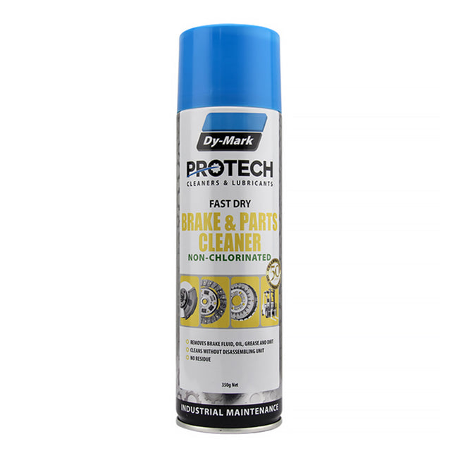 DY-MARK Protech Brake & Parts Clean Non Chlorinated 350g Spray Aerosol Fast Dry