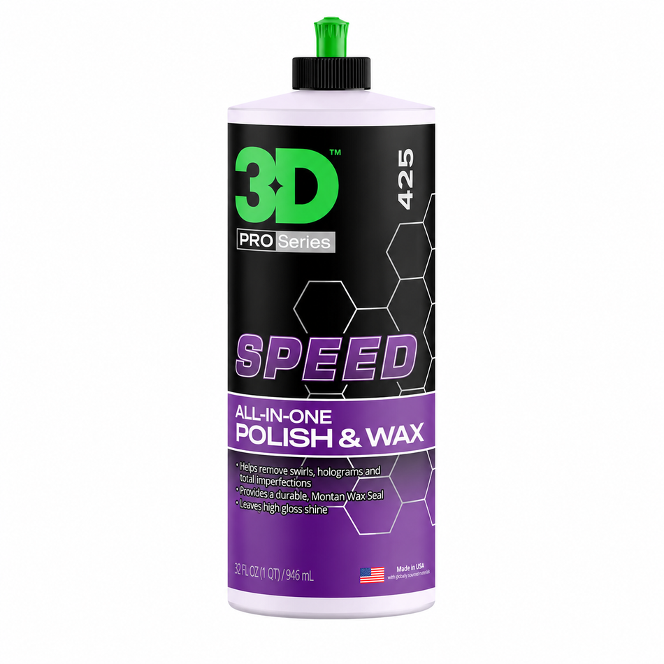 3D 425 All In One Polish & Wax 946ml