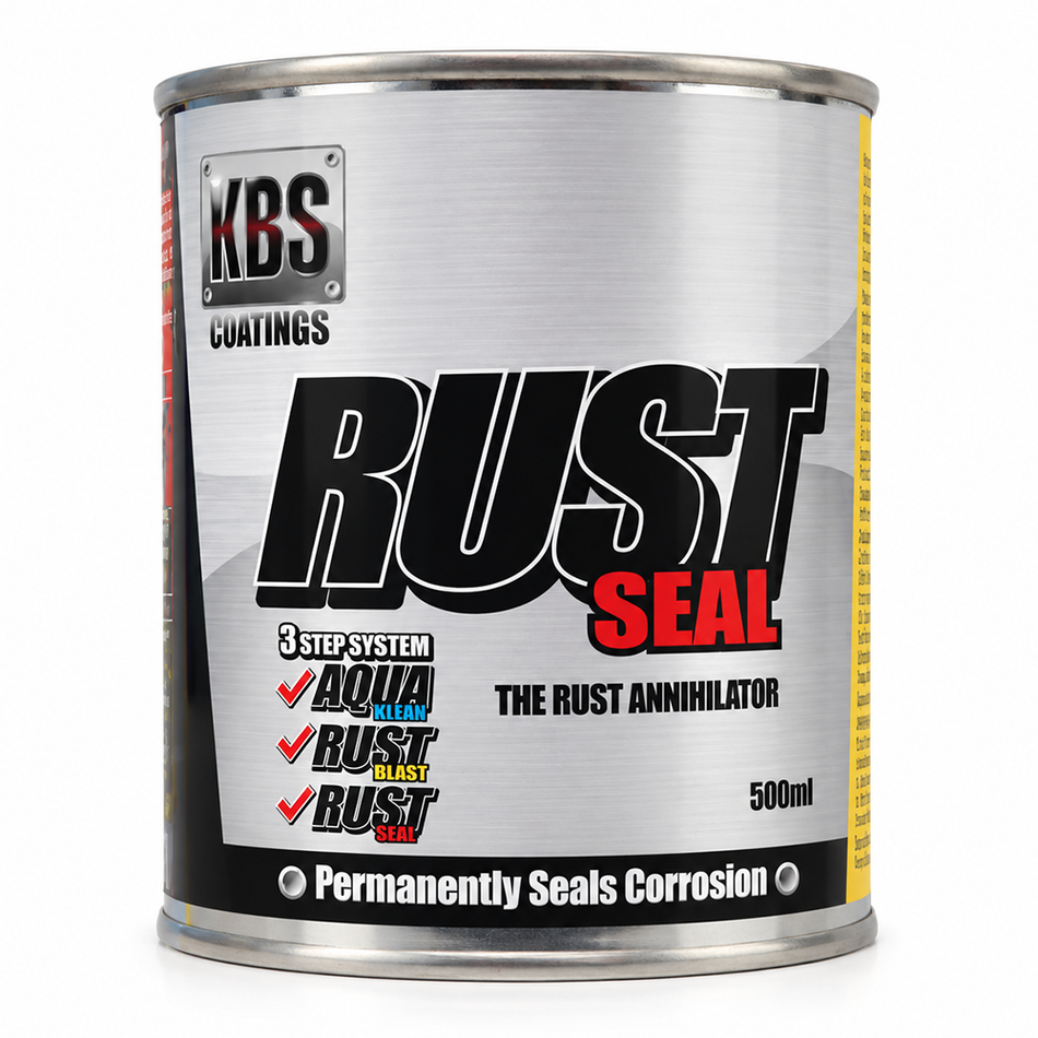 KBS RustSeal Satin Black Rust Preventive Coating 500ml