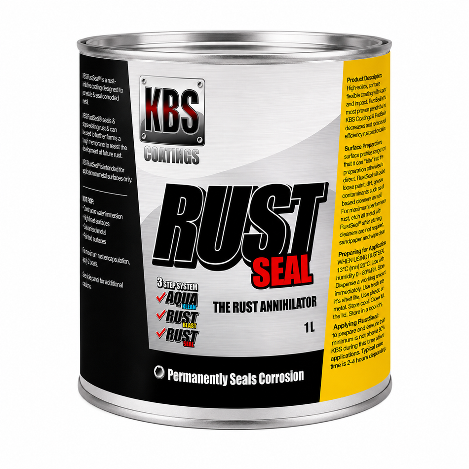 KBS RustSeal Silver 1L Rust Preventive Coating
