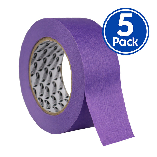 WPG General Purpose Automotive Purple Masking Tape 44mm x 50m x 5 Pack