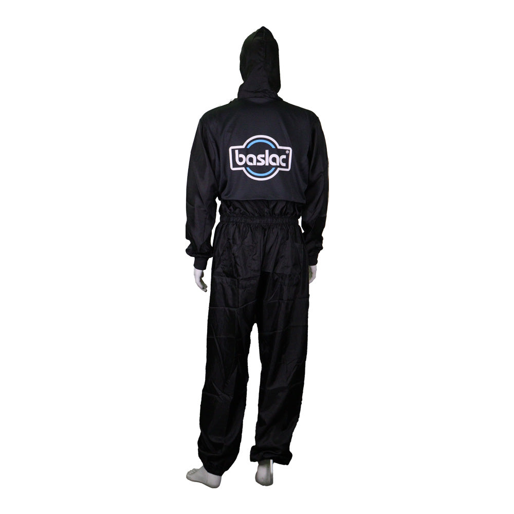 BASLAC Black Reusable Coveralls Spray Painting Overalls Automotive Suit