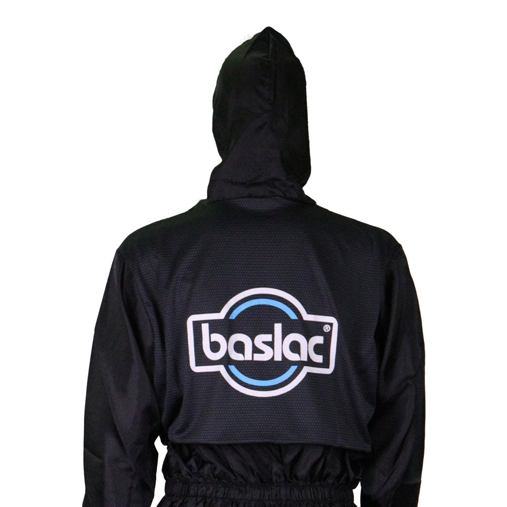 BASLAC Black Reusable Coveralls Spray Painting Overalls Automotive Suit