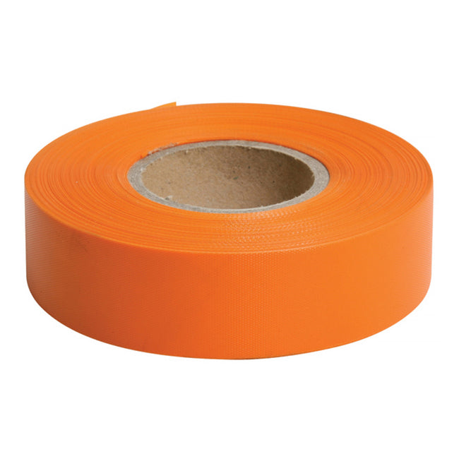 DYMARK Survey Tape 25mm x 100m Orange Roll Flagging Marking Surveying