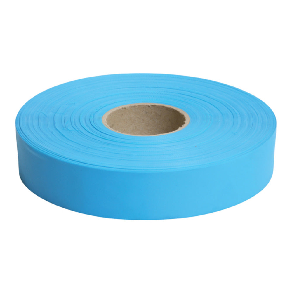 DYMARK Survey Tape 25mm x 100m Fluro Blue Roll Flagging Marking Surveying