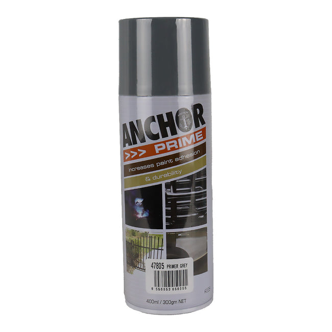 ANCHOR PRIME Etch Primer Grey 300gm Adhesion Corrosion Protection Metal Wood