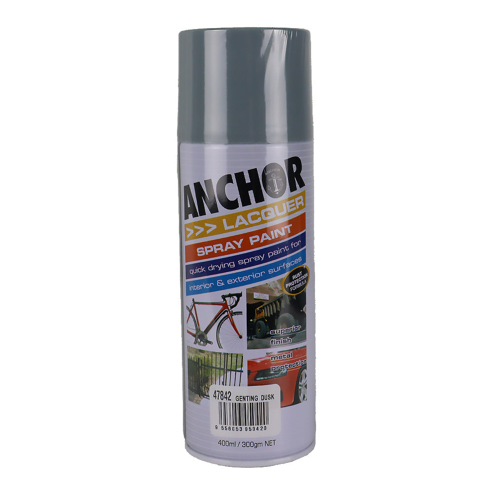 ANCHOR Lacquer Spray Paint Genting Dusk 300gm Aerosol Quick Drying