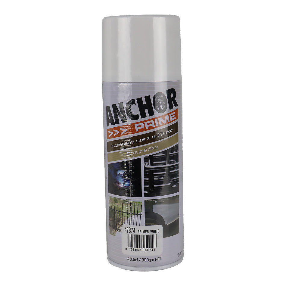 ANCHOR PRIME Lacquer Primer White 300gm Adhesion Corrosion Protection Metal Wood