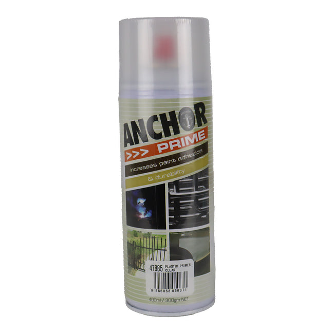 ANCHOR PRIME Plastic Primer Clear 300gm Adhesion Corrosion Protection Metal Wood