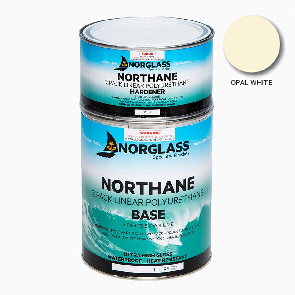 NORGLASS Northane Marine 2 Pack Linear Polyurethane 1L Opal White