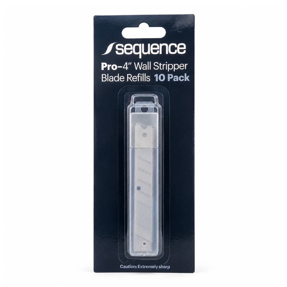SEQUENCE Big Blade Scraper Replacement Blades 100mm 10 Pack