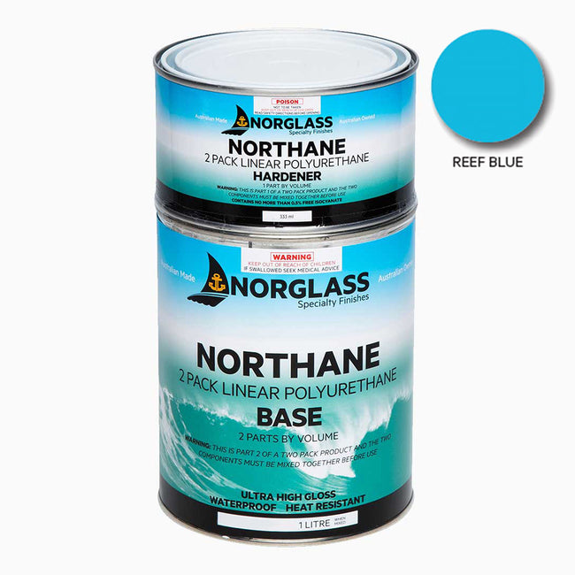 NORGLASS Northane Marine 2 Pack Linear Polyurethane 1L Reef Blue