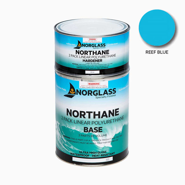 NORGLASS Northane Marine 2 Pack Linear Polyurethane 500ml Reef Blue