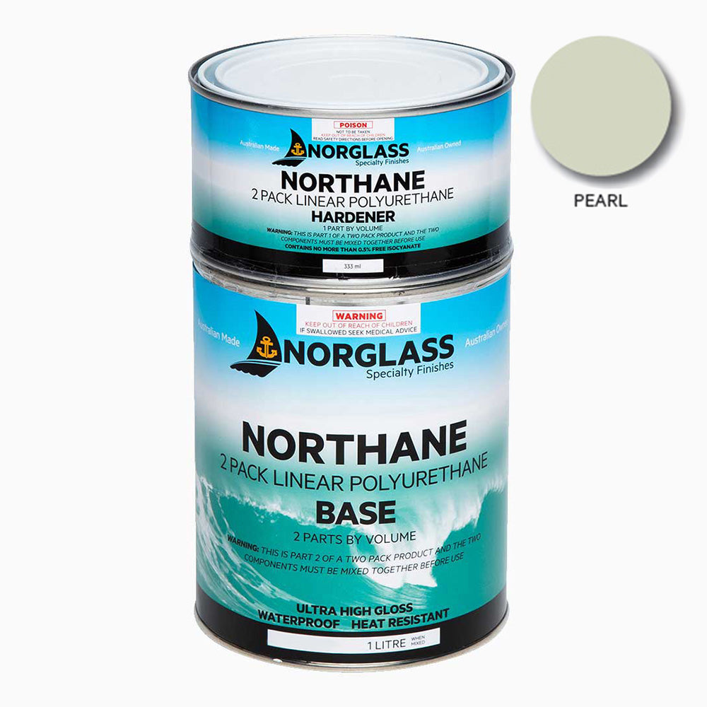 NORGLASS Northane Marine 2 Pack Linear Polyurethane 1L Pearl
