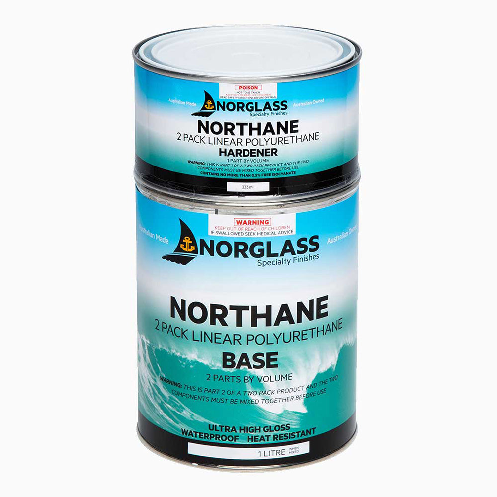 NORGLASS Northane Marine 2 Pack Linear Polyurethane 1L Clear