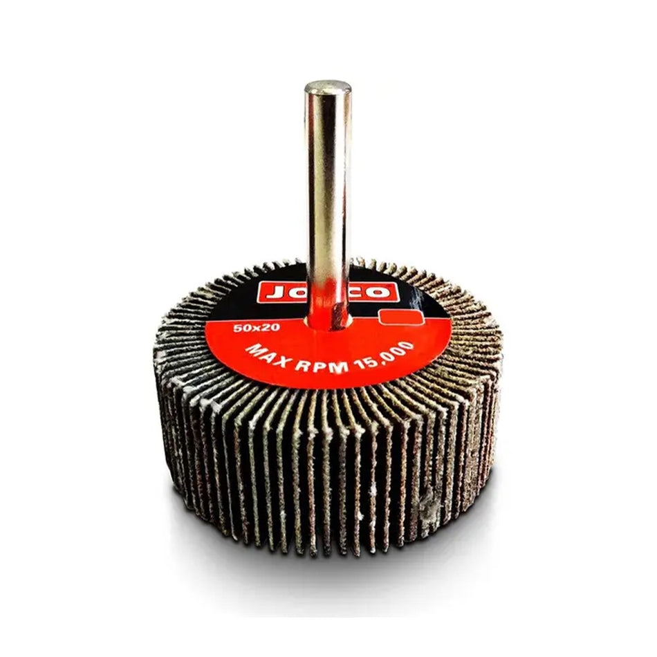 JOSCO Drill & Die Grinder Mounted Flap Wheel 50mm x 20mm 40 Grit