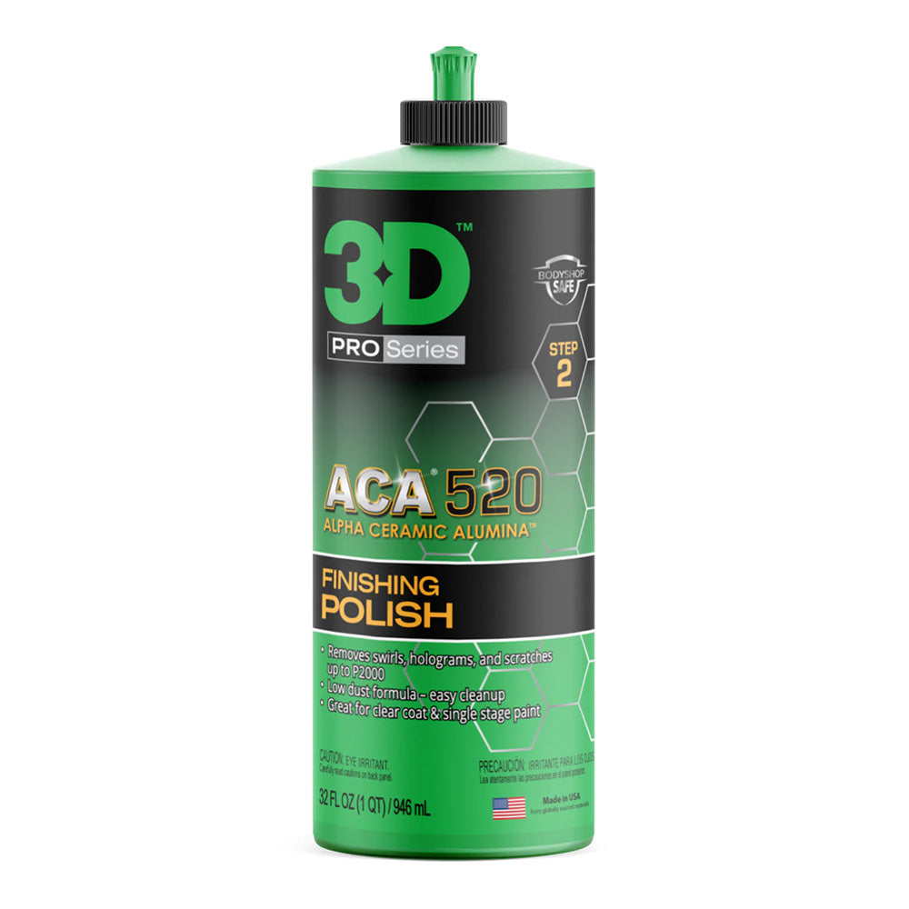 3D ACA 520 Premium Finishing Polish 946ml Silicone Free Water Based