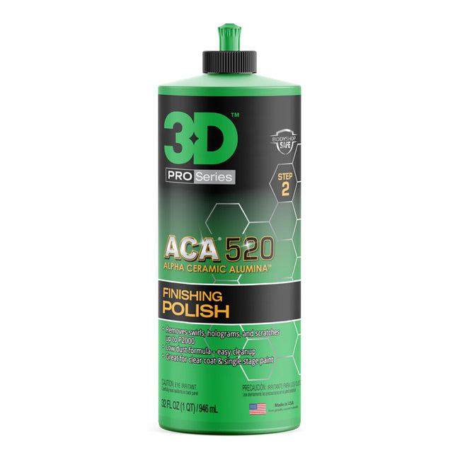 3D ACA 520 Premium Finishing Polish 946ml Silicone Free Water Based