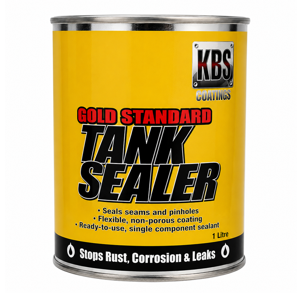 KBS Gold Standard Fuel Tank Sealer 1L Petrol Diesel Tank Coating