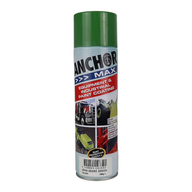 ANCHOR MAX John Deere Green 400gm Industrial Spray Paint High Coverage