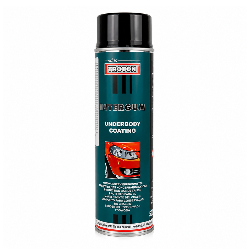 TROTON Intergum Underbody Coating Bitumen Black 500mL Aerosol