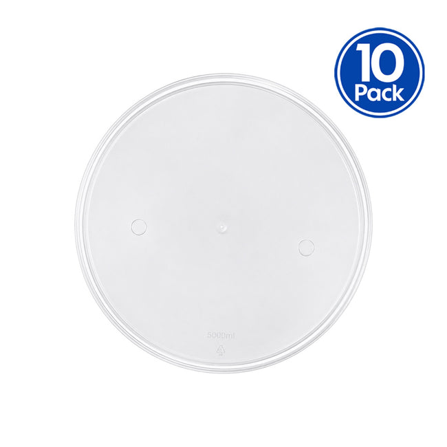 EDGE Paint Mixing Cup Lid 5L Snap-On Lid 10 Pack