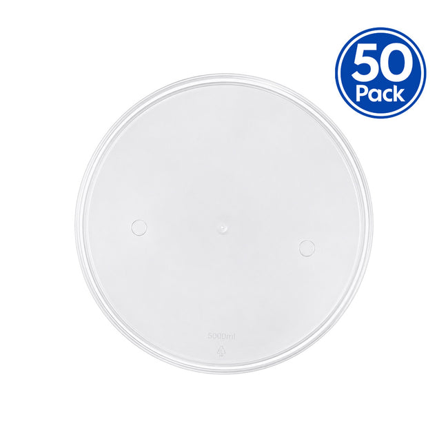 EDGE Paint Mixing Cup Lid 5L Snap-On Lid 50 Pack