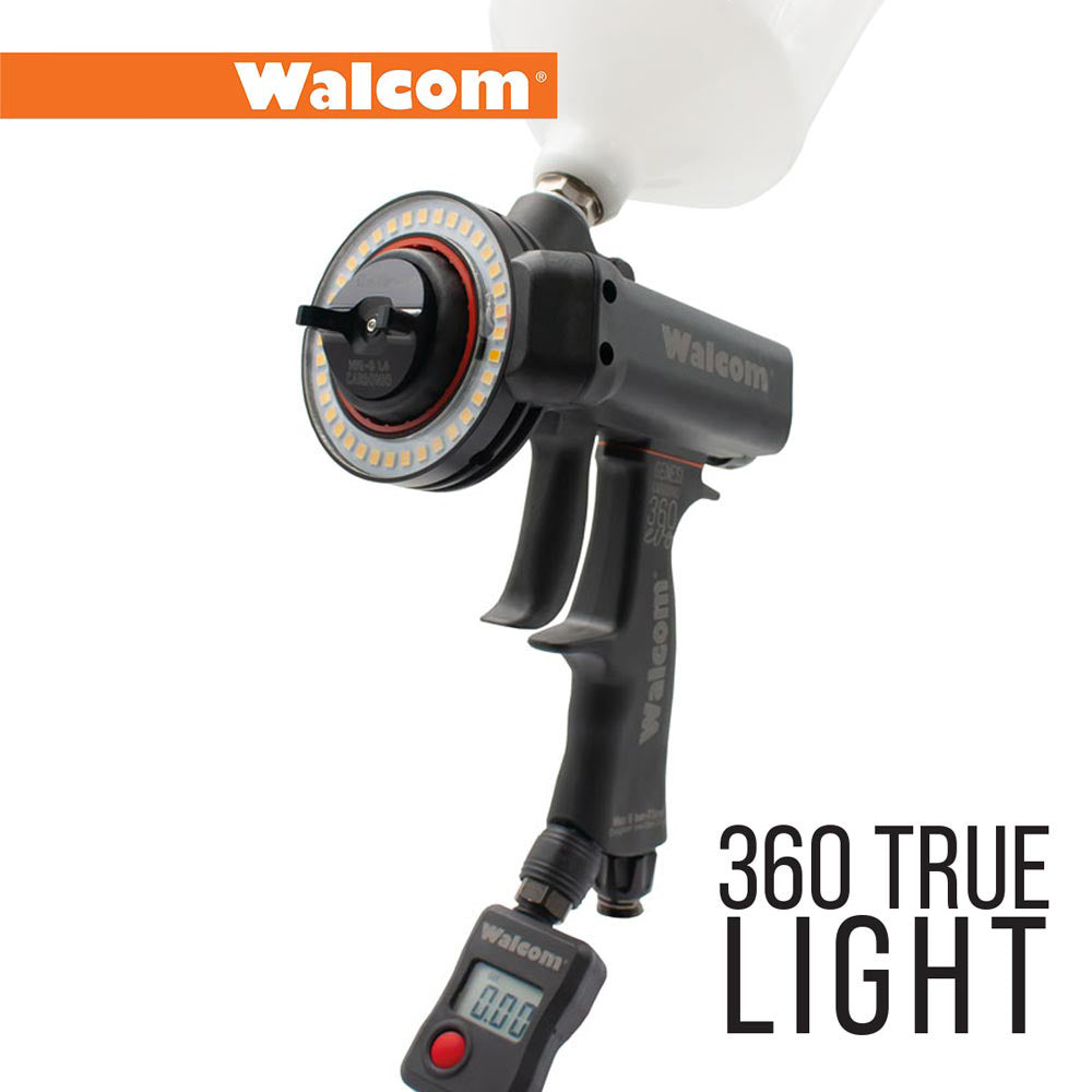 WALCOM 360 EVO True Light Spray Gun LED Halo Ring Lighting Attachment Tool