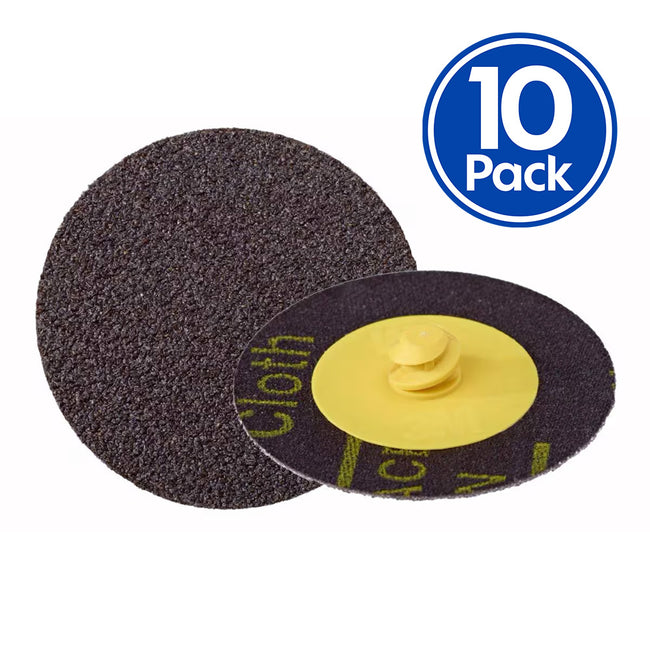 3M 361F Roloc Sanding Abrasive Disc P50 Grit 75mm 3" x 10 Pack Discs