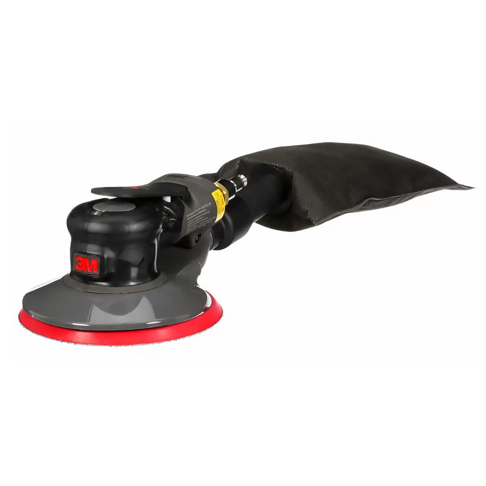 3M Xtract Pneumatic Random Orbital Sander 150mm 88959 Self Generated Vacuum 8mm Orbit