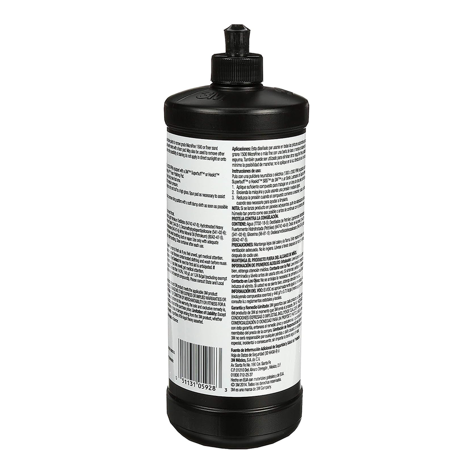 3M 05928 Finesse-It II Machine Polish 946ml Paint Cutting Compound Swirl Remover