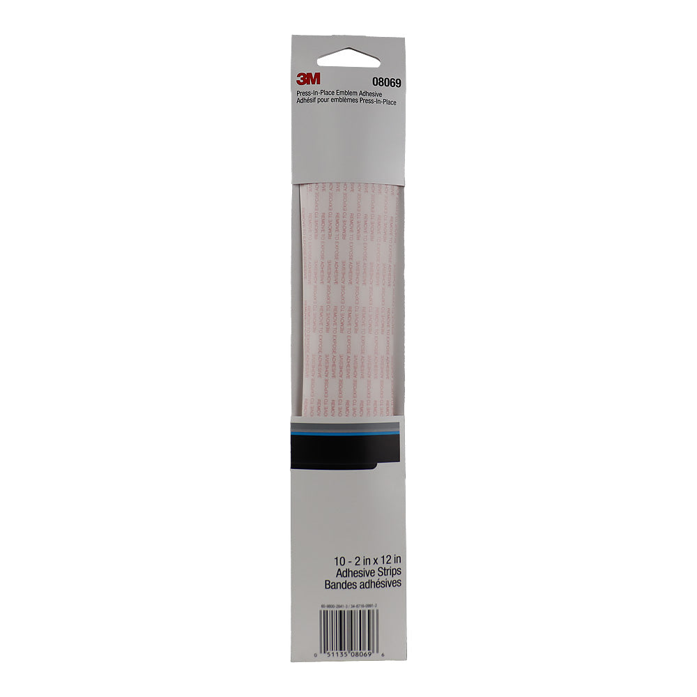 3M Press In Place Adhesive 08069 10 Pack 50mm x 300mm Automotive Patch