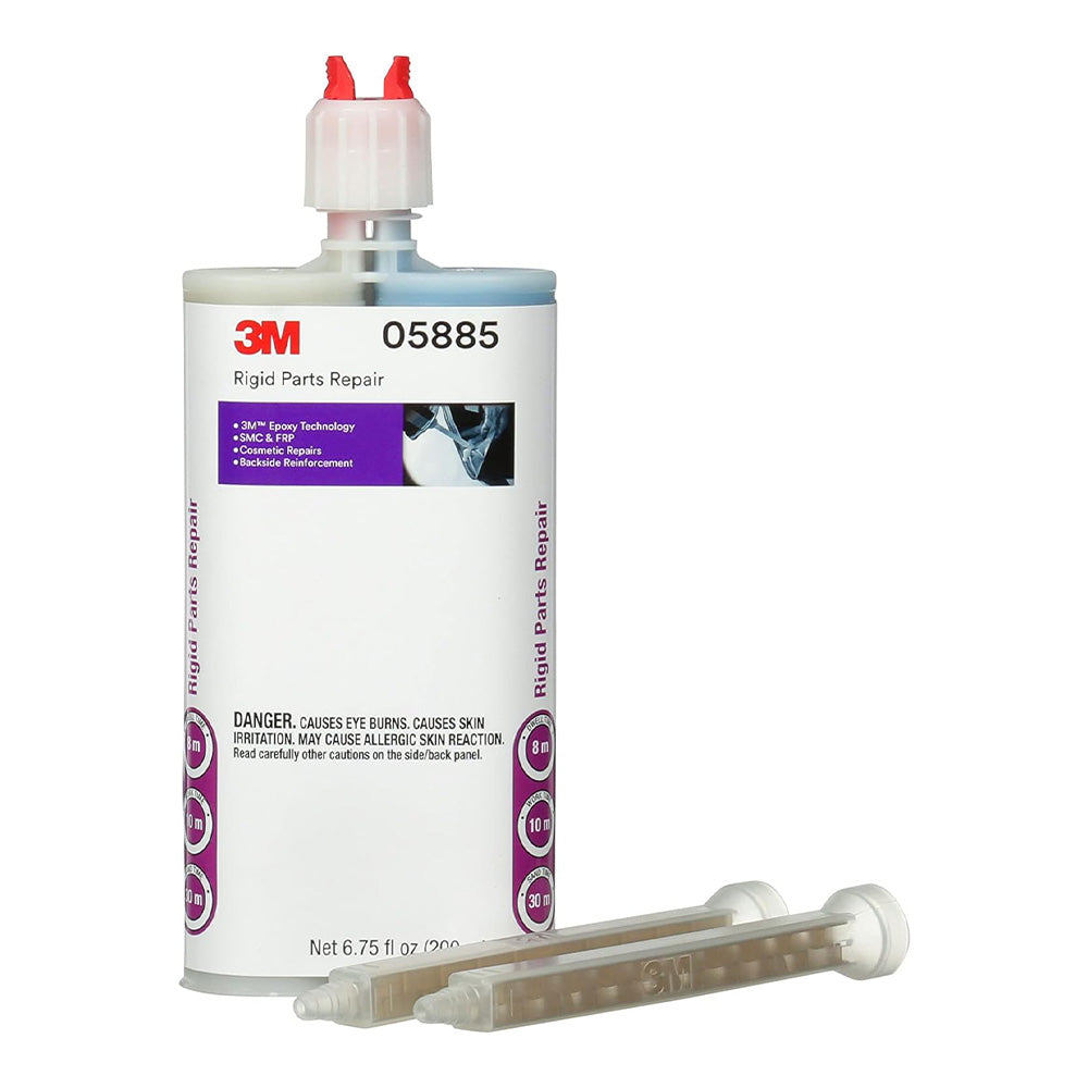 3M 05885 Rigid Parts Repair 200ml Epoxy Adhesive & Filler Fibreglass Plastic