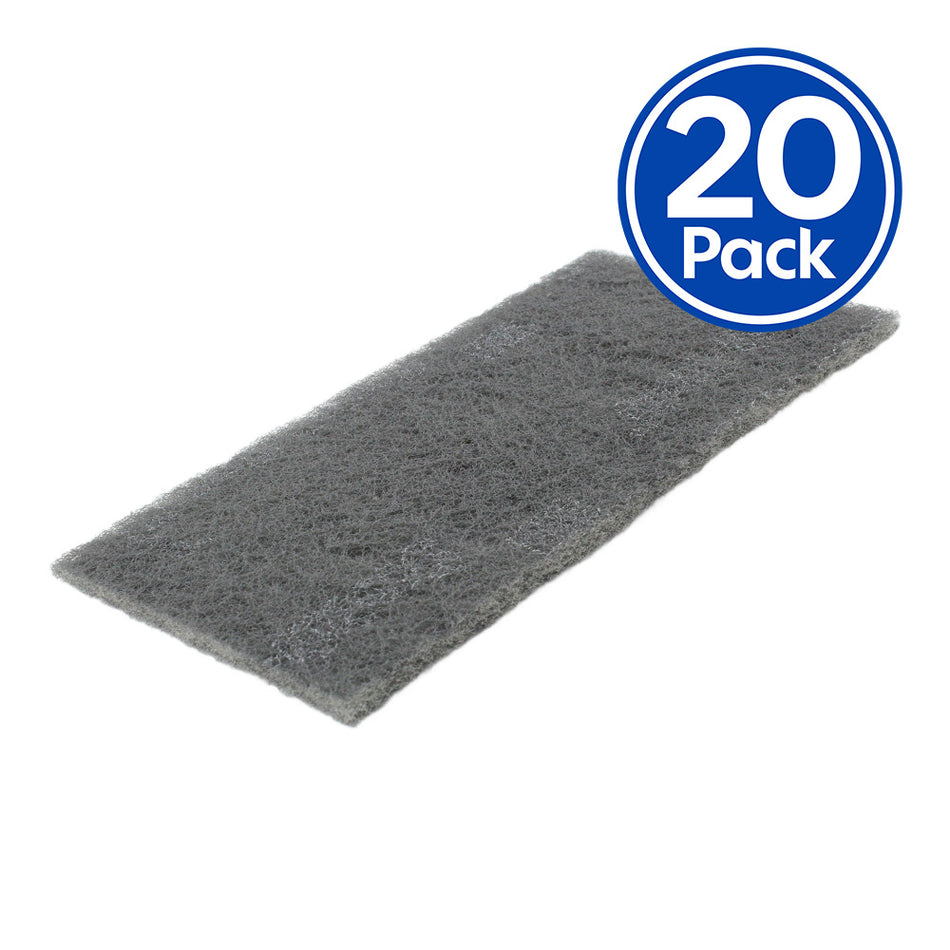 3M Scotch-Brite 7448 Ultra Fine Grey Hand Pads 150mm x 230mm 20 Pack