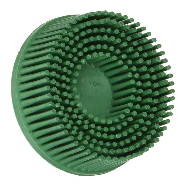 3M Scotch-Brite Roloc Bristle Disc Green Tapered P50 Grit 50mm x 16mm Sanding