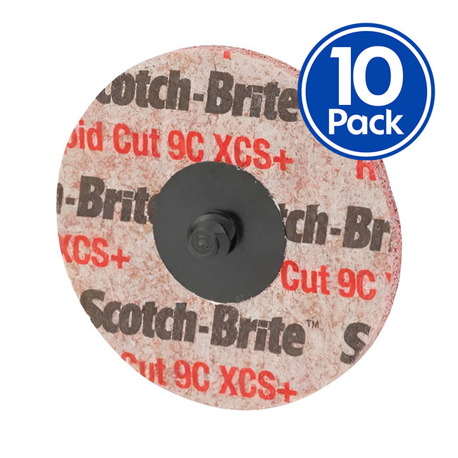 3M Scotch Brite Roloc Rapid Cut Utilized Wheel TR 3" Coarse x 10 Pack